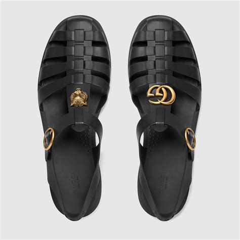 gucci rubber sandals